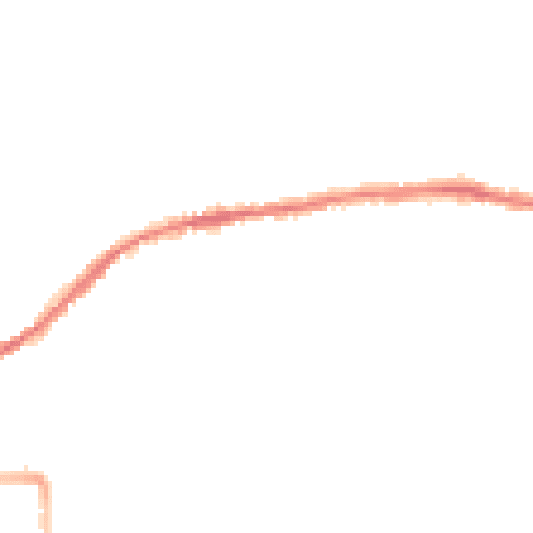 Night-time road noise heatmap for IP4 4ED