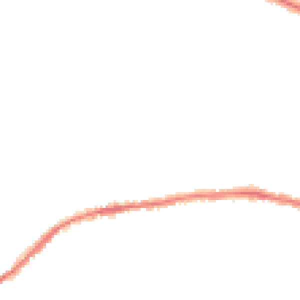 Night-time road noise heatmap for IP4 4HB