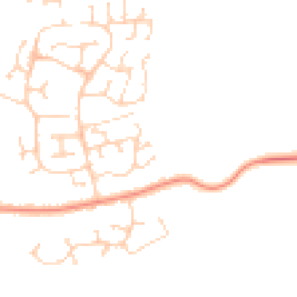 Daytime road noise heatmap for IP4 5DN