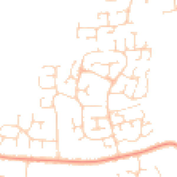 Daytime road noise heatmap for IP4 5NY