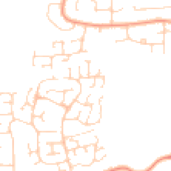 Daytime road noise heatmap for IP4 5QR