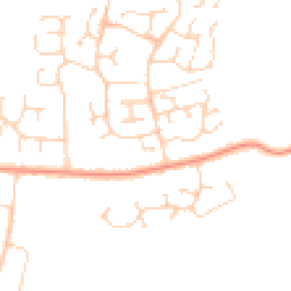 Daytime road noise heatmap for IP4 5UF