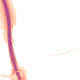 Night-time road noise heatmap for IP6 0DR