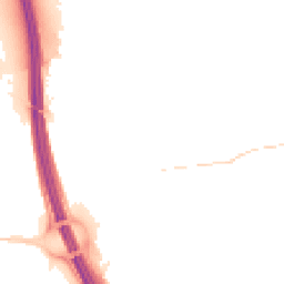 Night-time road noise heatmap for IP6 0EB