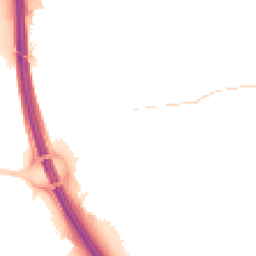 Night-time road noise heatmap for IP6 0ED