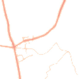 Daytime road noise heatmap for IP6 0FS