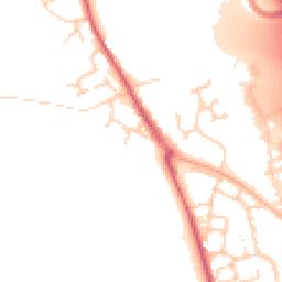 Daytime road noise heatmap for IP6 0NE