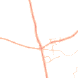 Daytime road noise heatmap for IP6 0QT