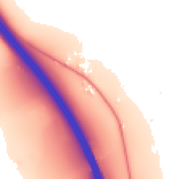 Daytime road noise heatmap for IP6 0QY
