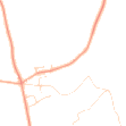 Daytime road noise heatmap for IP6 0RA