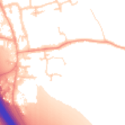 Daytime road noise heatmap for IP6 0RB