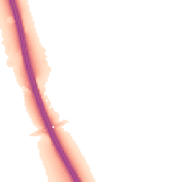 Night-time road noise heatmap for IP6 0SS