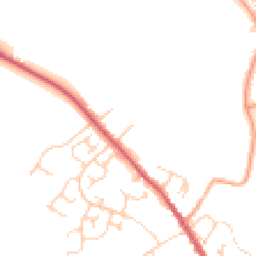 Daytime road noise heatmap for IP6 8DU