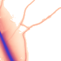 Daytime road noise heatmap for IP6 8NL