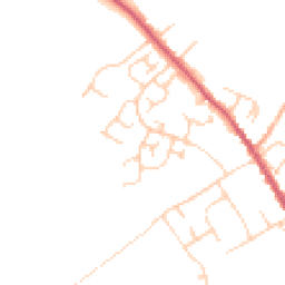 Daytime road noise heatmap for IP6 8XA