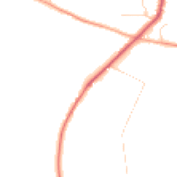 Daytime road noise heatmap for IP6 9AD