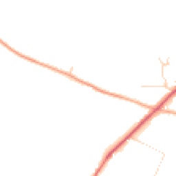 Daytime road noise heatmap for IP6 9AR