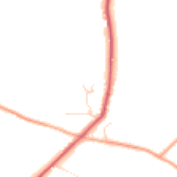 Daytime road noise heatmap for IP6 9AX