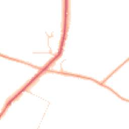 Daytime road noise heatmap for IP6 9BQ