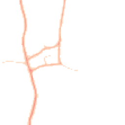 Daytime road noise heatmap for IP6 9DT