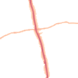 Daytime road noise heatmap for IP6 9EJ