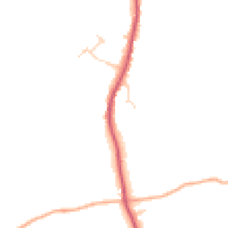 Daytime road noise heatmap for IP6 9EN