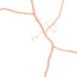 Daytime road noise heatmap for IP6 9HE