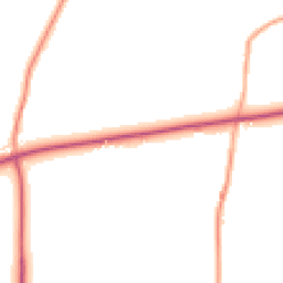Daytime road noise heatmap for IP6 9LJ