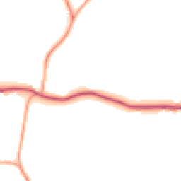 Daytime road noise heatmap for IP6 9RS