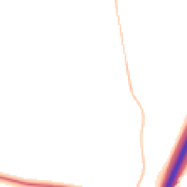 Night-time road noise heatmap for IP8 3AN