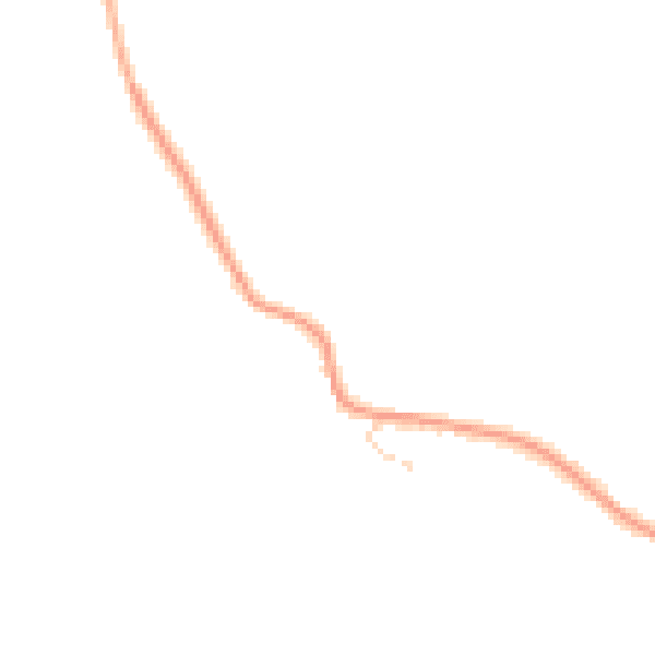 Daytime road noise heatmap for IP8 3DY