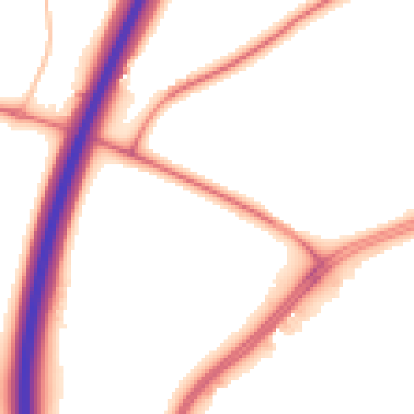 Night-time road noise heatmap for IP8 3FH