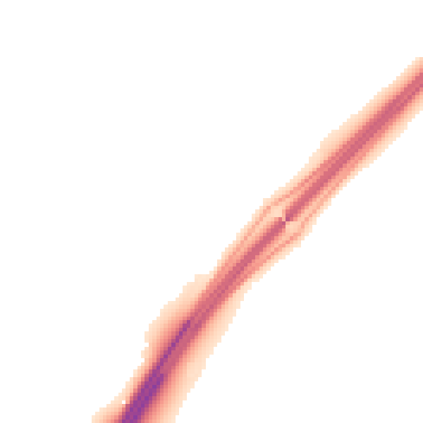 Night-time road noise heatmap for IP8 3JH