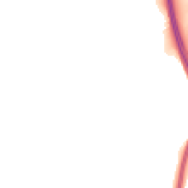 Night-time road noise heatmap for IP8 3LG