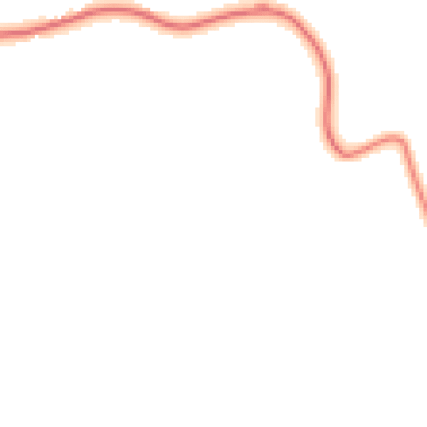 Night-time road noise heatmap for IP8 3NT