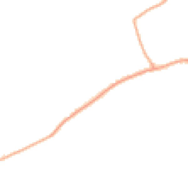 Daytime road noise heatmap for IP8 3QF