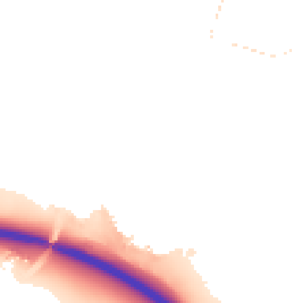 Night-time road noise heatmap for IP8 3QX