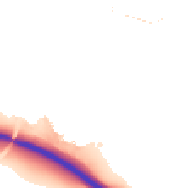 Night-time road noise heatmap for IP8 3QY