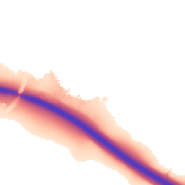 Night-time road noise heatmap for IP8 3UG