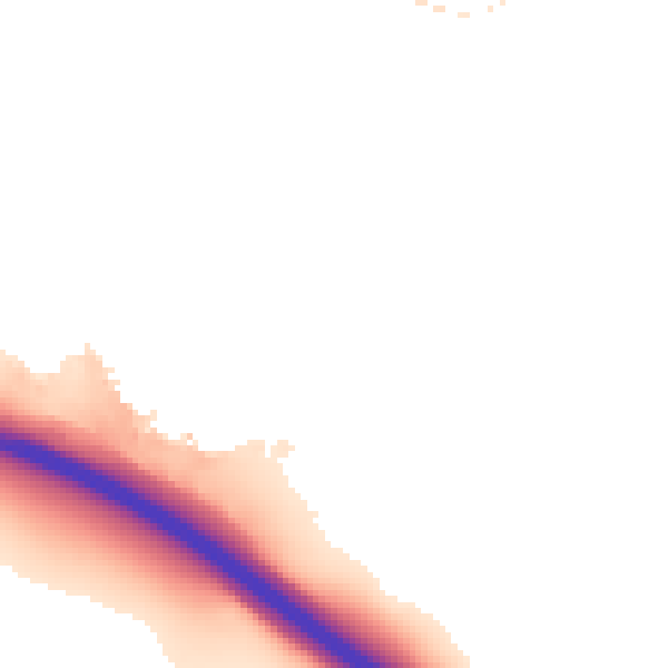 Night-time road noise heatmap for IP8 3UN