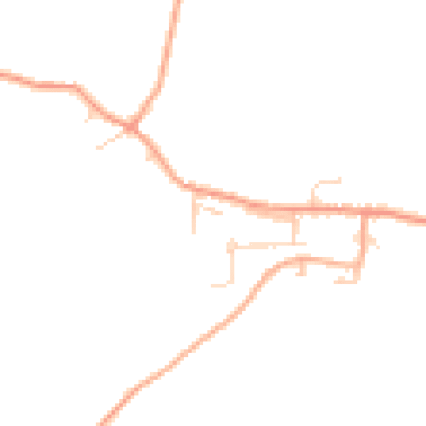Daytime road noise heatmap for IP8 4BQ