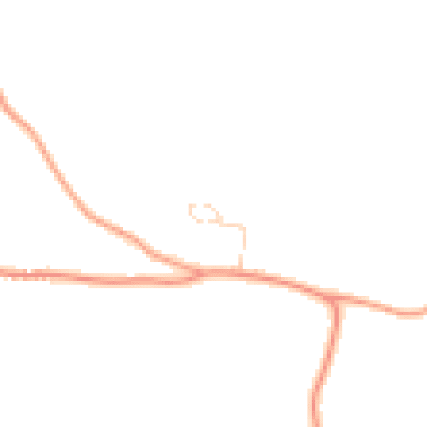 Daytime road noise heatmap for IP8 4LX