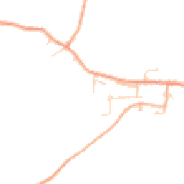 Daytime road noise heatmap for IP8 4PA