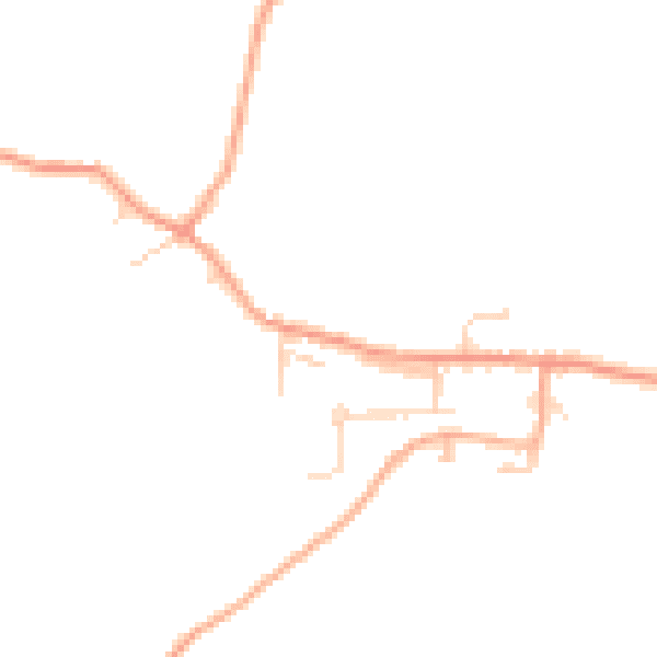 Daytime road noise heatmap for IP8 4PD