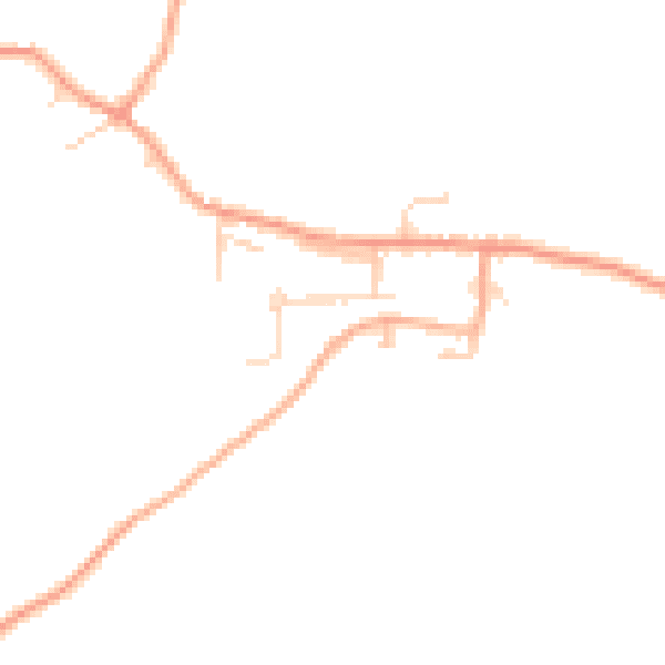 Daytime road noise heatmap for IP8 4PR