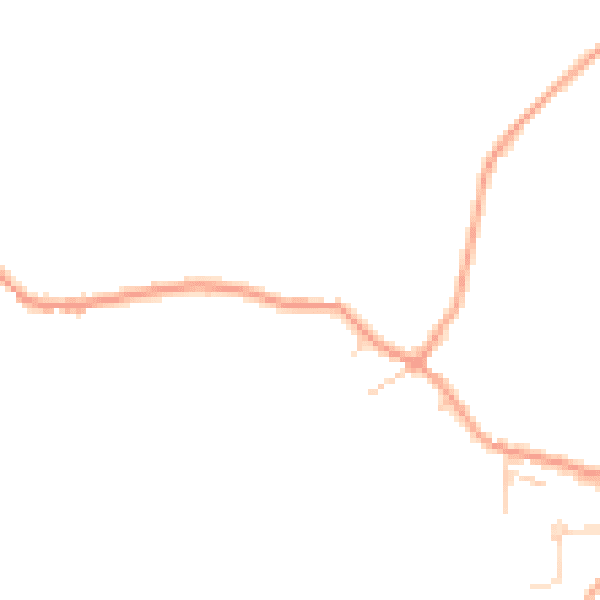 Daytime road noise heatmap for IP8 4QJ