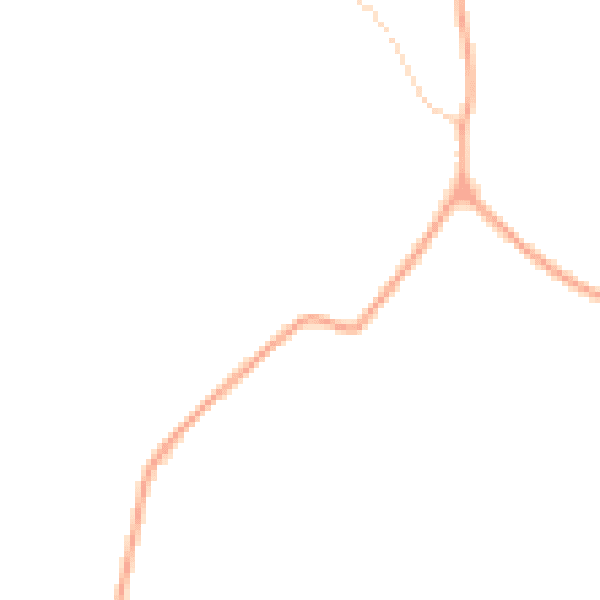 Daytime road noise heatmap for IP8 4QS