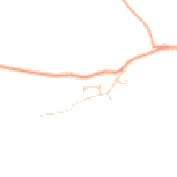 Daytime road noise heatmap for IP8 4RH