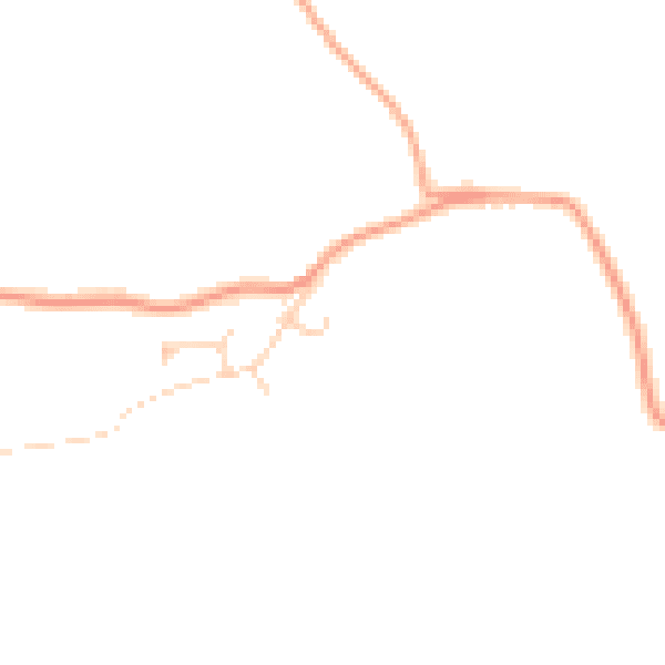 Daytime road noise heatmap for IP8 4RZ