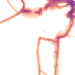 Night-time road noise heatmap for KT1 1HH